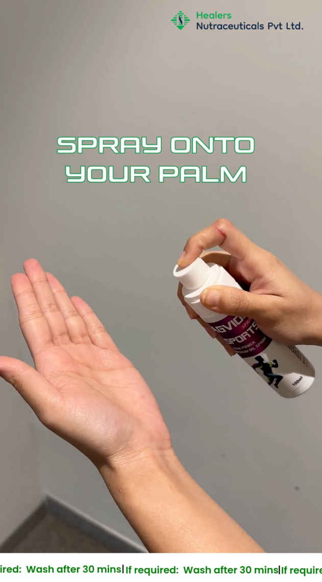 magvion Spray sports helps in muscle pain relief